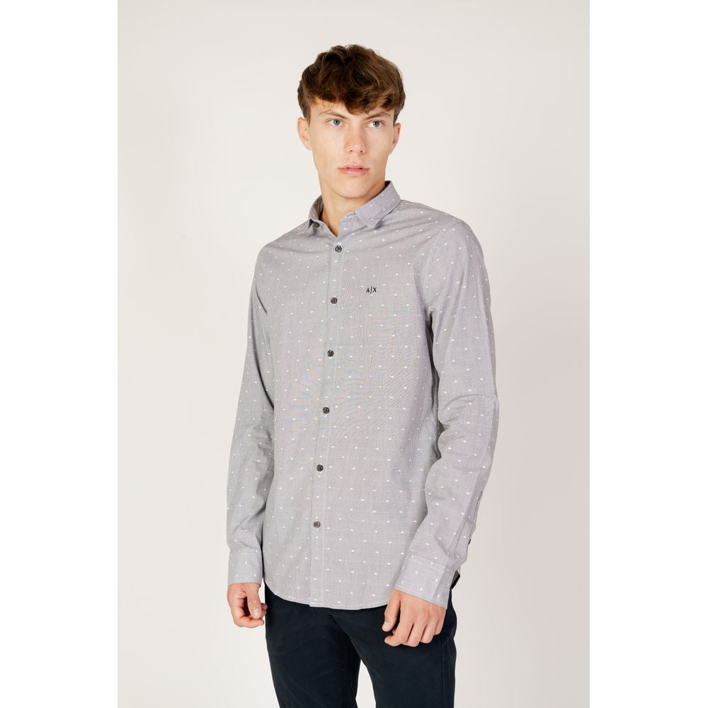 Armani Exchange black cotton shirt